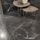 Cervino Lux Black 60x60 Granitkeramik Klinker