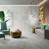 Onyx Lux Lappato Light Grey 60x60 Granitkeramik Klinker