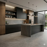 Bellver Matt Dark Grey 60x60 Granitkeramik Klinker